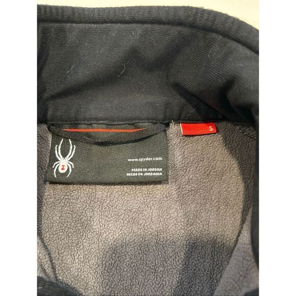 Spyder Gray Full Zip Fleece Jacket Women’s Small Warm Casual Outerwear - Picture 3 of 4